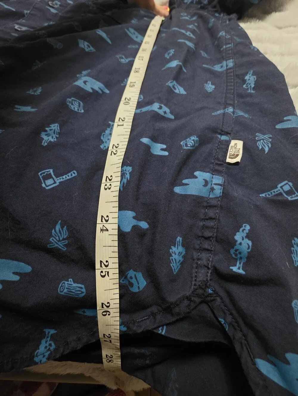 The North Face Baytrail Pattern Short Sleeve Shirt Camping Size Large